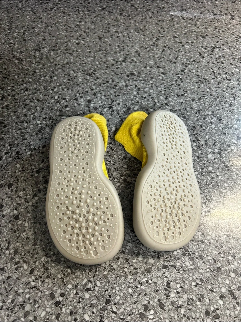 Kids Yellow Slip-On Sock Water Shoes
